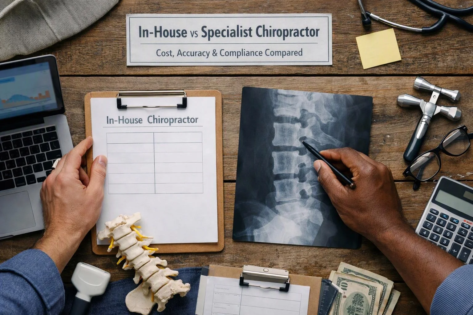 In-House vs Specialist Chiropractor: Cost, Accuracy & Compliance Compared in Savannah, Georgia