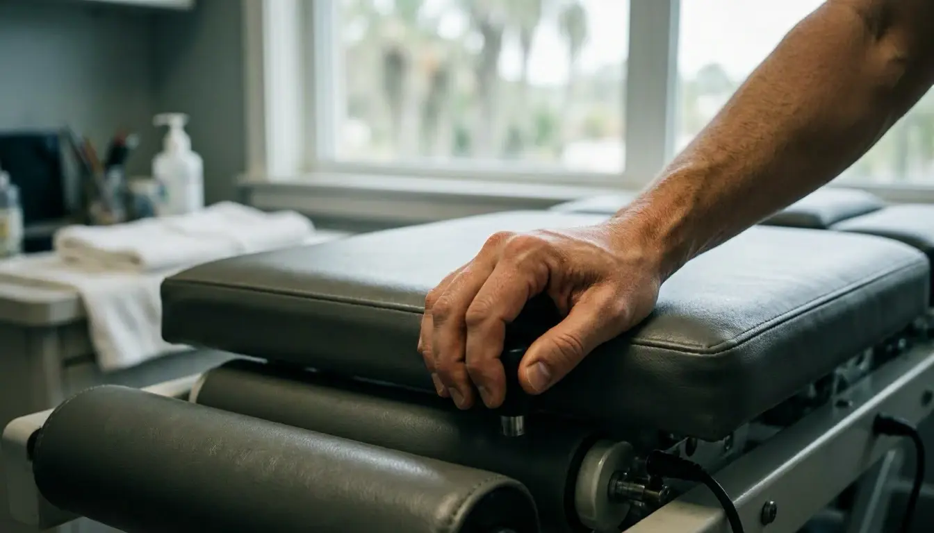 Intersegmental Traction in Chiropractor: Intersegmental Traction is a chiropractic therapy that gently stretches and mobil...