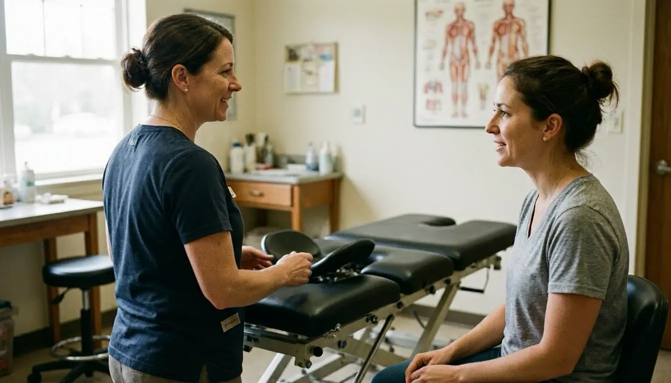 Thompson Technique in Chiropractor: Thompson Technique is a chiropractic method that uses a specialized drop-table to—visu...